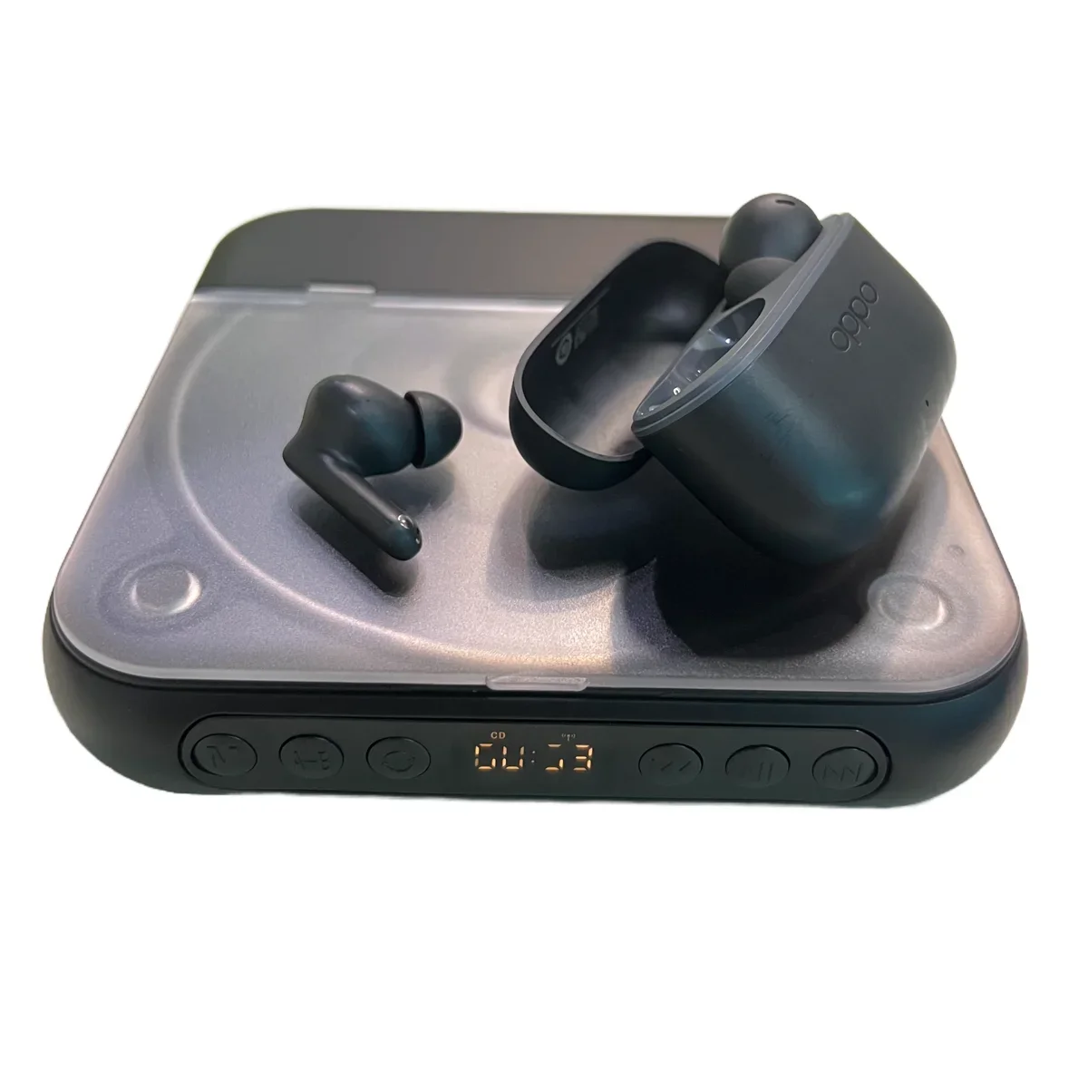 Woopker KC-918 CD Player Portable BT Music Player CD Rechargeable Battery Portable Bluetooth Speaker LCD - imagen 4