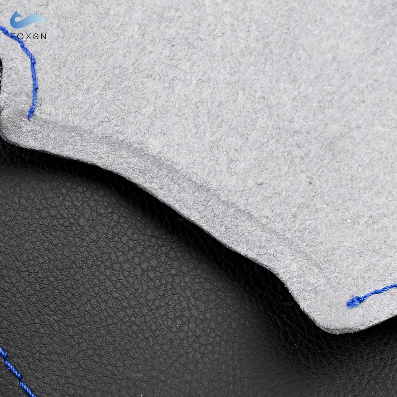 Funda de volante de cuero perforado azul BMW E46, E39, X5, Z3 y E36 - imagen 2
