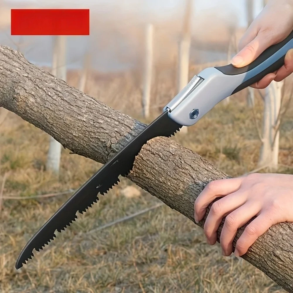 Sierra plegable multifuncional de poda y carpintería – cuchilla afilada para camping