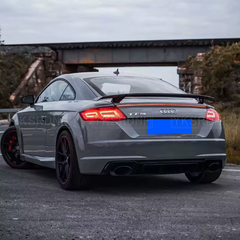 Detalle del diseño del alerón trasero para Audi