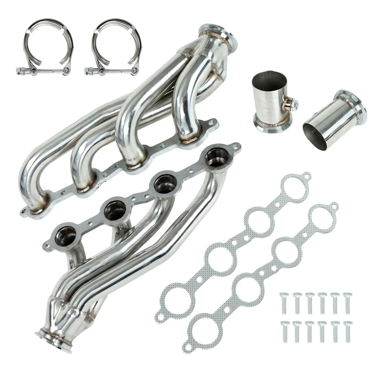 Cabezales de escape turbo de acero inoxidable 304