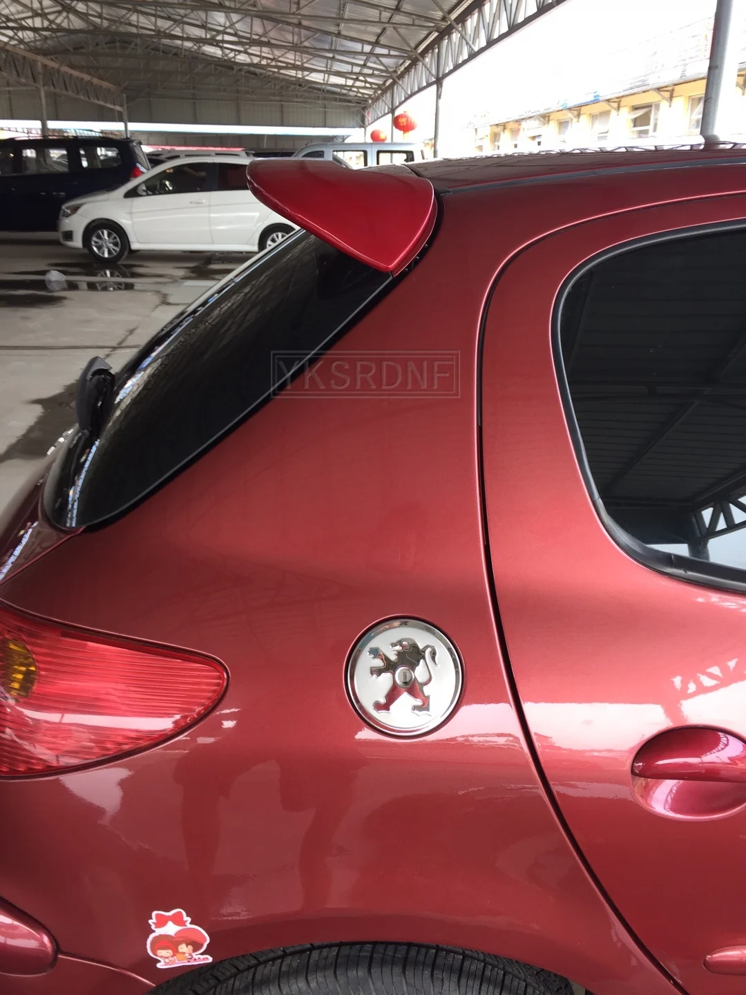 Alerón trasero ABS sin pintar – Peugeot 206 207 2008 2013 - imagen 2