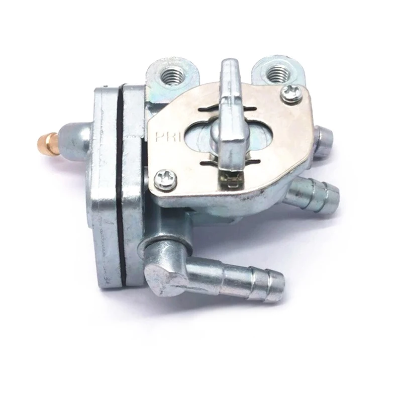 Llave de purga de combustible en acabado plateado