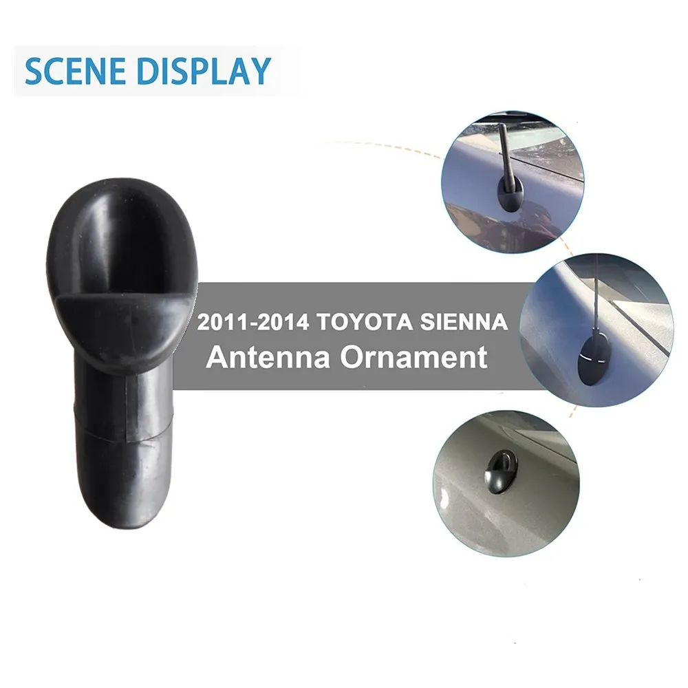 Base adaptadora de antena negra para Toyota Sienna 2011-2014 - imagen 3