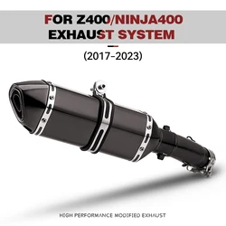 Escape intermedio silenciador Kawasaki Ninja 400 Z400 Z250 2018-2021
