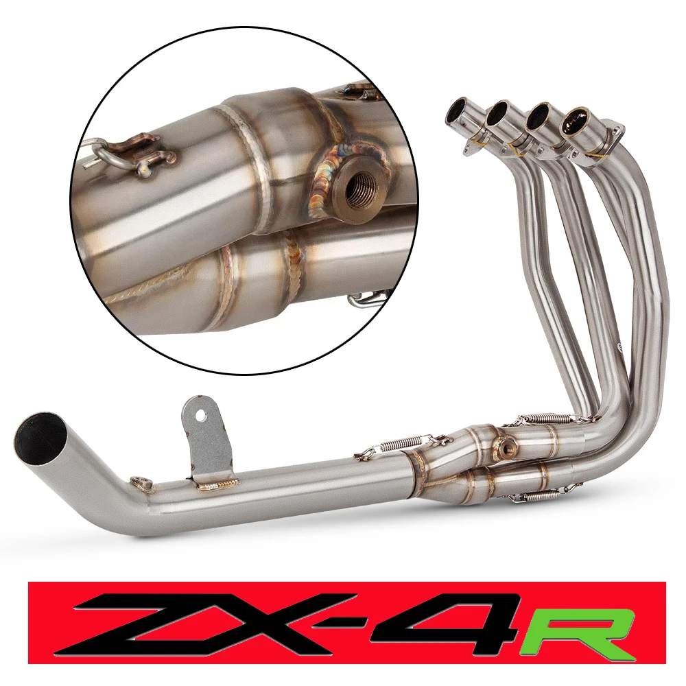 Tubo de enlace de escape sin soldaduras para Kawasaki Ninja ZX-4R/ZX-4RR 2023