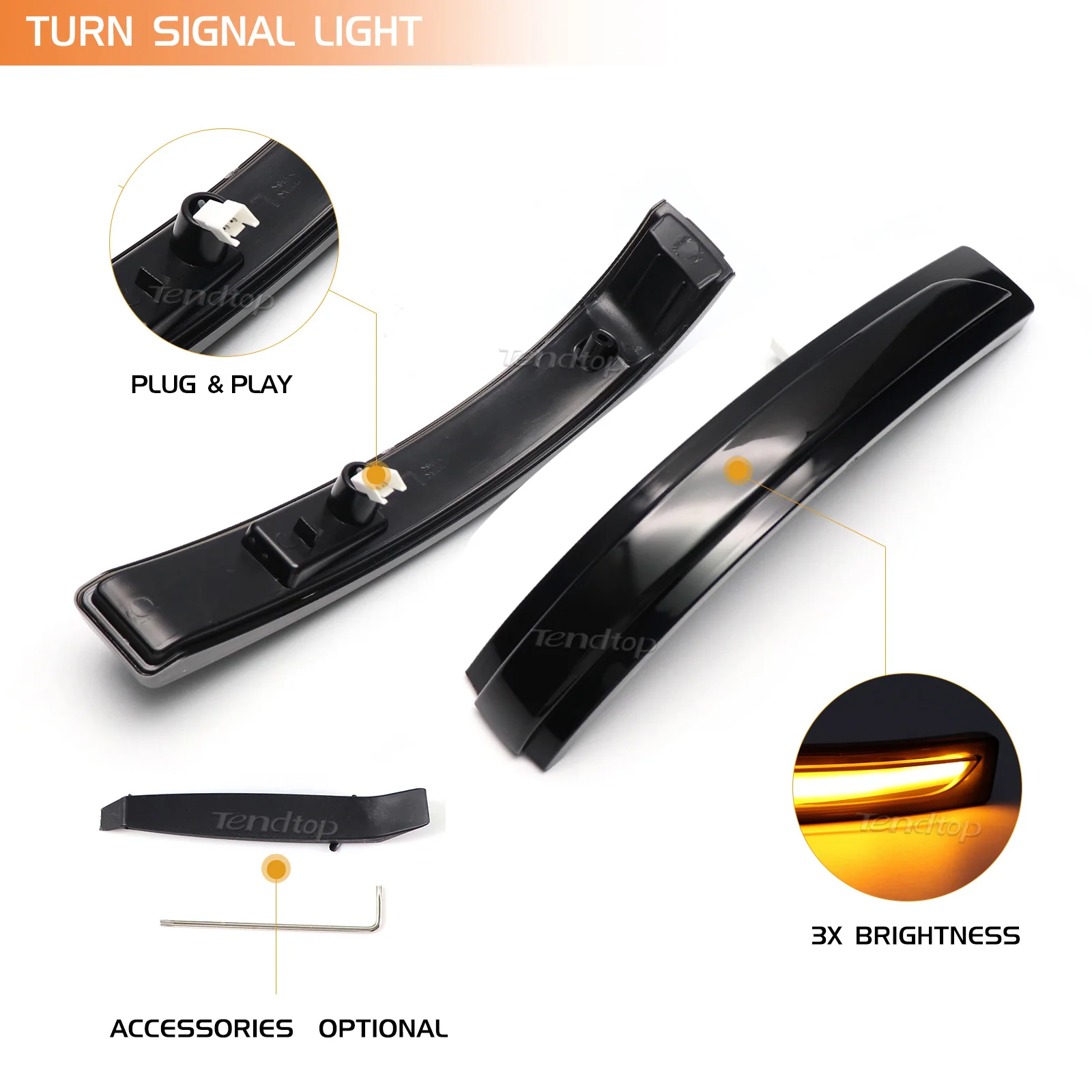 Luz LED secuencial intermitente espejo retrovisor Kia Sorento 2016-2020 - imagen 3