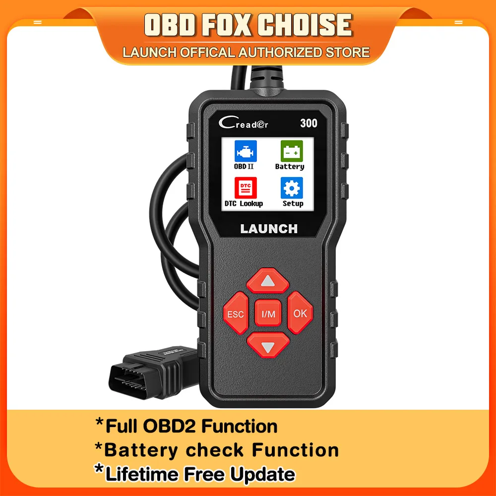Escáner OBD2 LAUNCH CR300 – Herramienta de diagnóstico para coches
