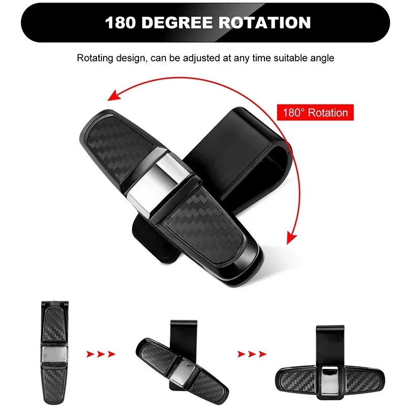 Soporte para gafas de sol de coche con clip para tarjeta - imagen 4