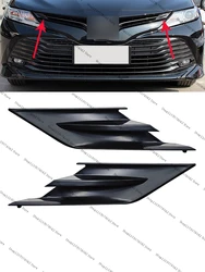 Moldura faro delantero lateral negra brillante - Toyota Camry 2018 2020