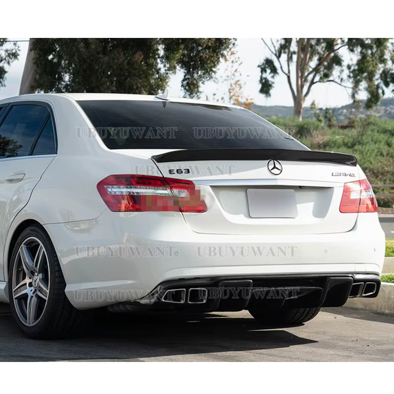 Alerón trasero Mercedes-Benz Clase E W212 2008-2015, fibra de carbono - imagen 3