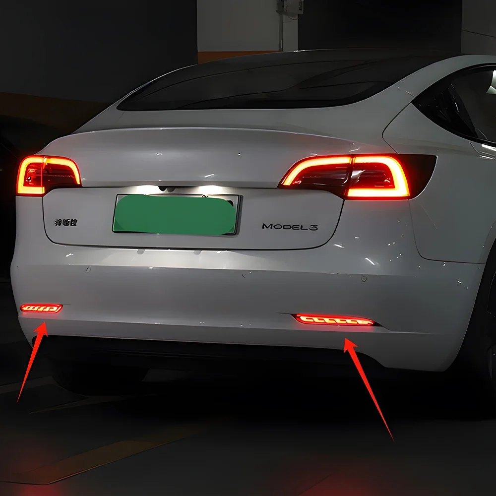 Kit luces LED dragon scale parachoques Tesla Model 3/Y 2019-2022 - imagen 2