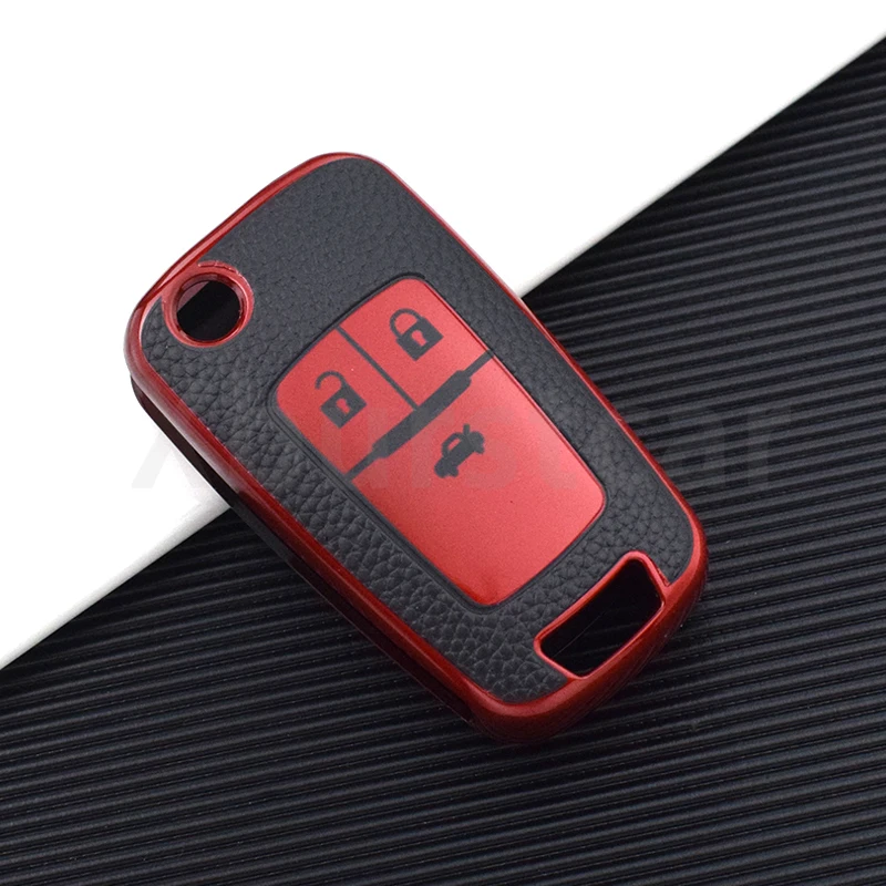 Funda de cuero TPU para llave coche - compatible Buick Chevrolet Opel - imagen 4