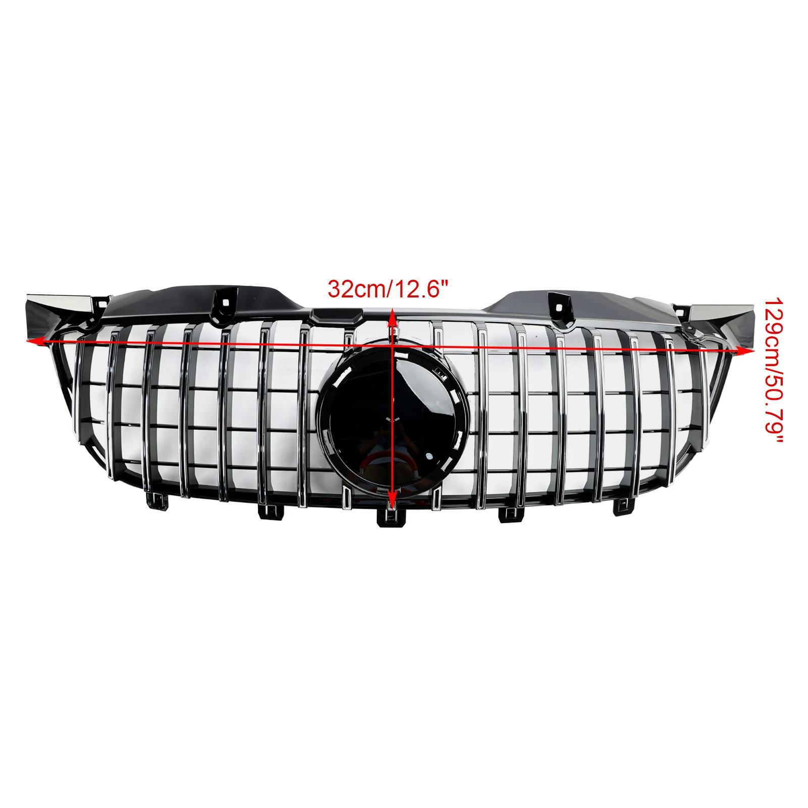 Parrilla delantera cromada para Mercedes-Benz Sprinter W906 (2006-2013) - imagen 3