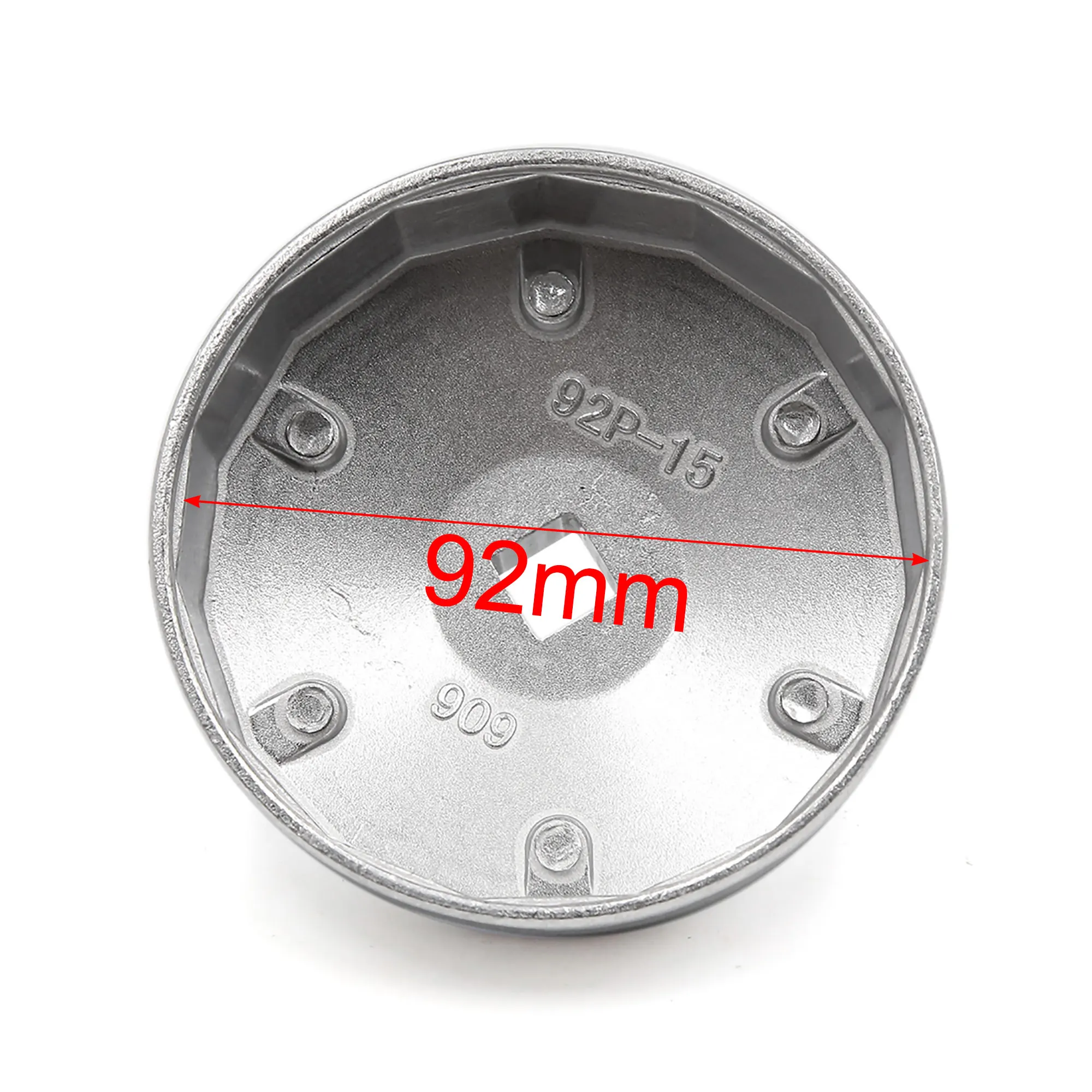Uxcell 909 llave extracción filtro de aceite 92 mm – aleación aluminio - imagen 2
