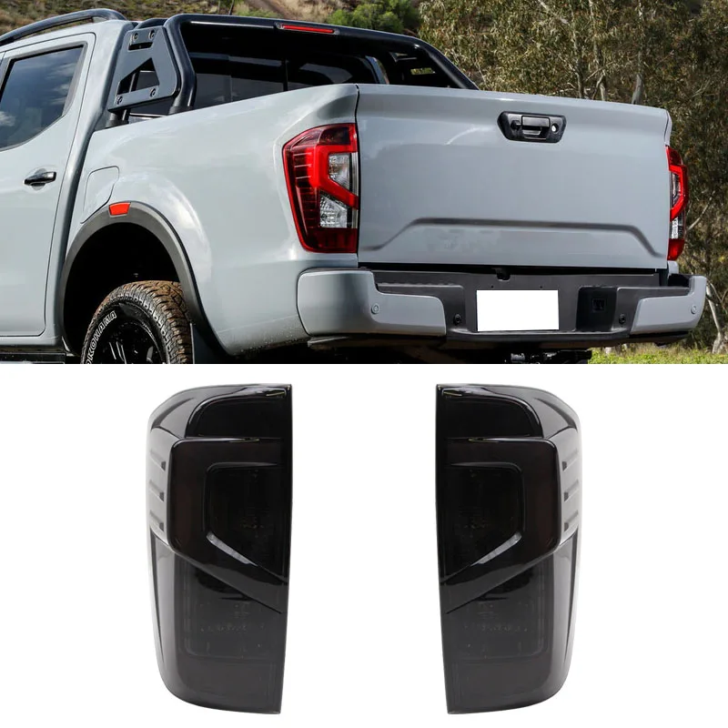 Pilotos traseros LED ahumados para Nissan NP300 Navara 2015-2023