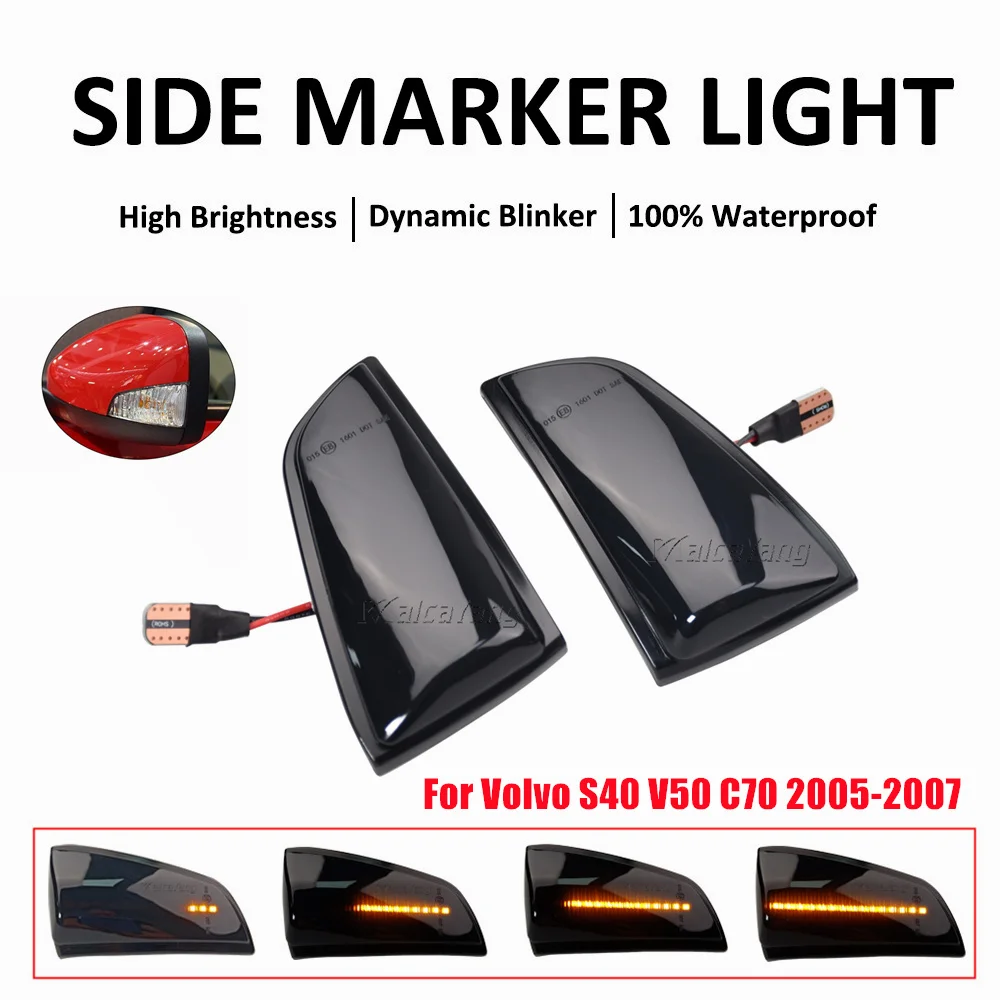 Intermitente dinámico para retrovisor – Volvo S40, V50, C70 - imagen 3