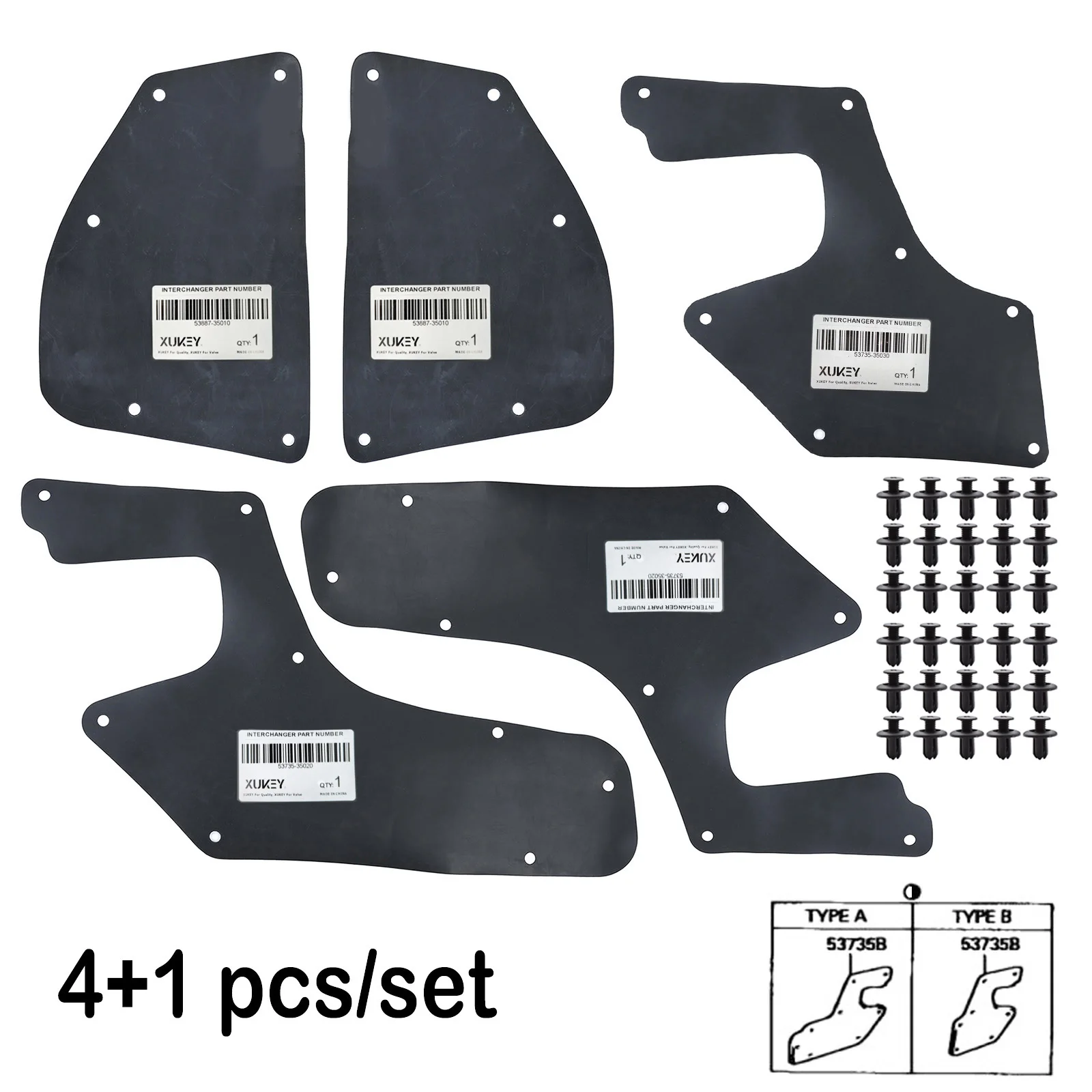 Protectores salpicaduras goma Toyota Land Cruiser Prado J90 J95 - imagen 2