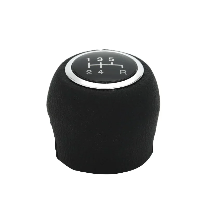 Pomo de cambio de cuero de 5 velocidades para Fiat Punto Evo - imagen 4
