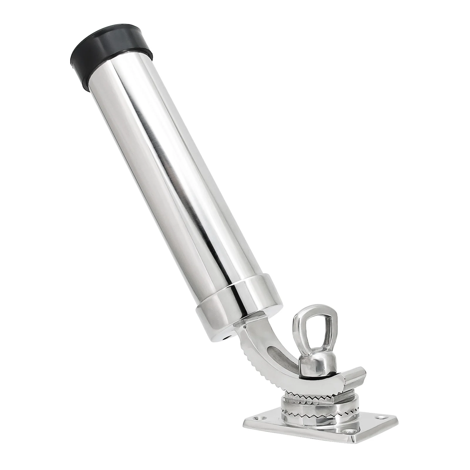 Soporte regulable de acero inoxidable para cañas de pesca – 360° – Barco Marino - imagen 2