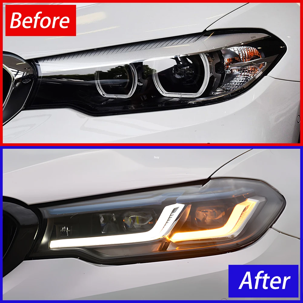 Lente proyector LED BMW 5 Series G30 G38 2018-2023 – Faros automáticos - imagen 3