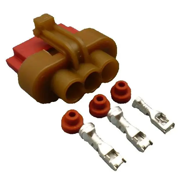 Shhworldsea 4938402-1 Conector eléctrico automoción 3 vías impermeable - imagen 2