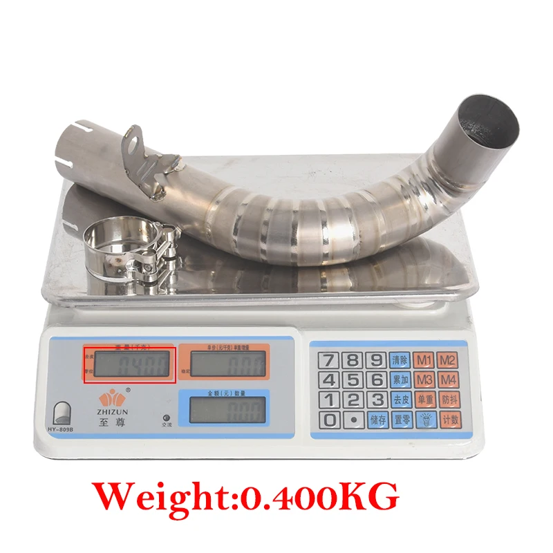 Escape slip-on VOGE 900DS con tubo de conexión intermedio - imagen 5