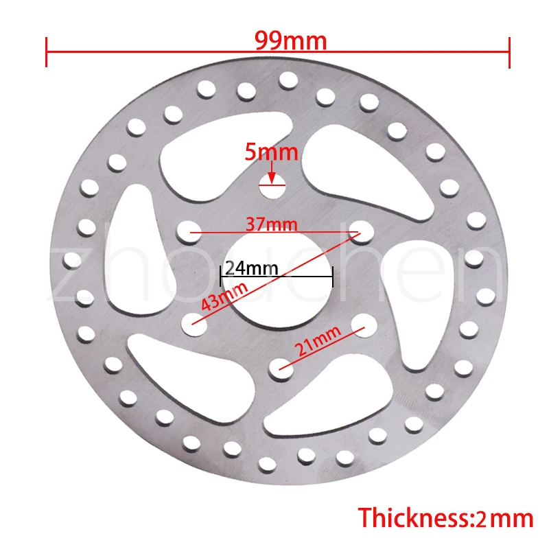 Disco de freno pequeño para scooter y bicicleta MTB - imagen 2