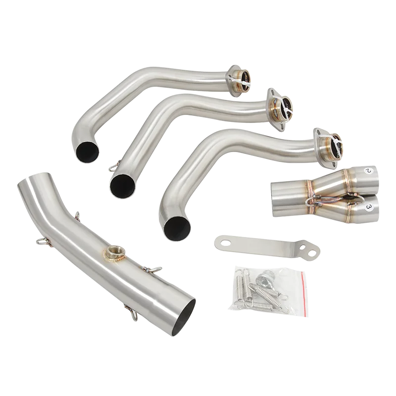 Para Yamaha MT09 FZ09 FJ09 XSR900 TRACER 900 GT 2014 - 2020 sistemas de Escape de motocicleta modificar silenciador de tubo de enlace frontal - imagen 2