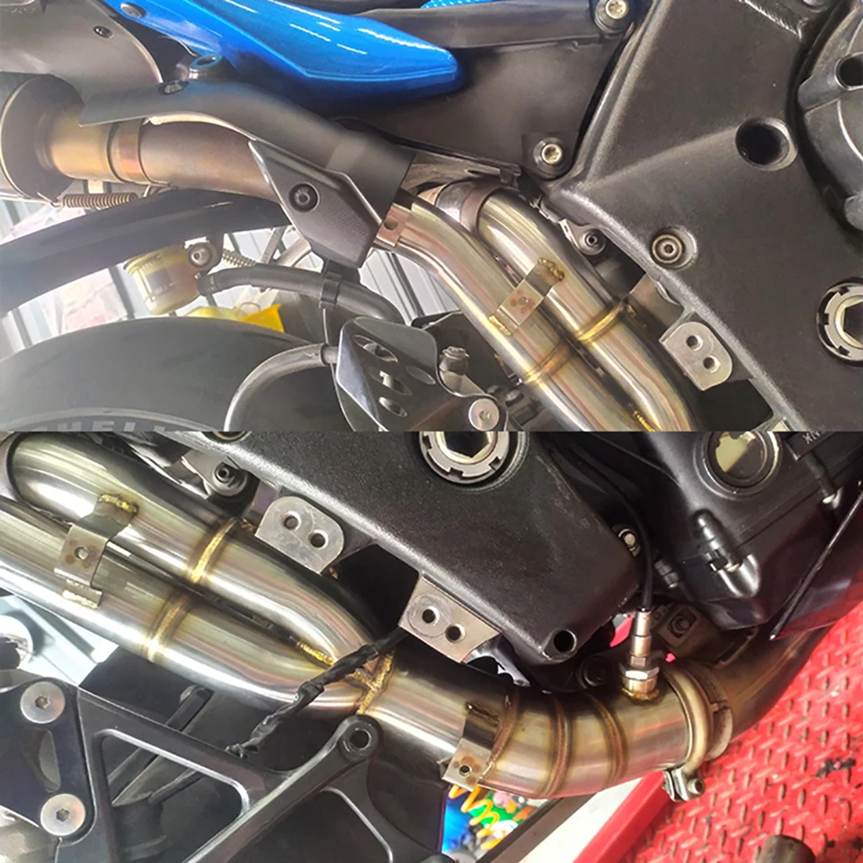 Instalación final del tubo de conexión