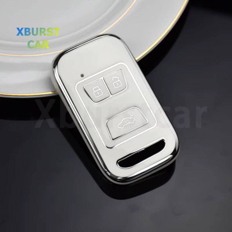 Detalle de la funda protectora para llave de coche