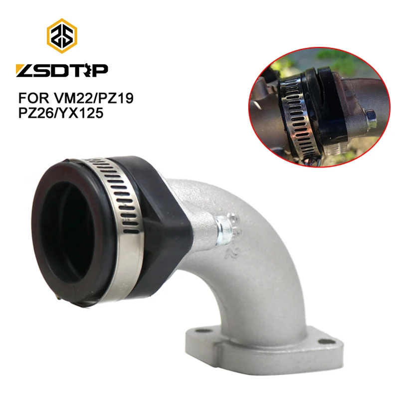 ZSDTRP colector de admisión Pit Bike YX125 – adaptador carburador VM22