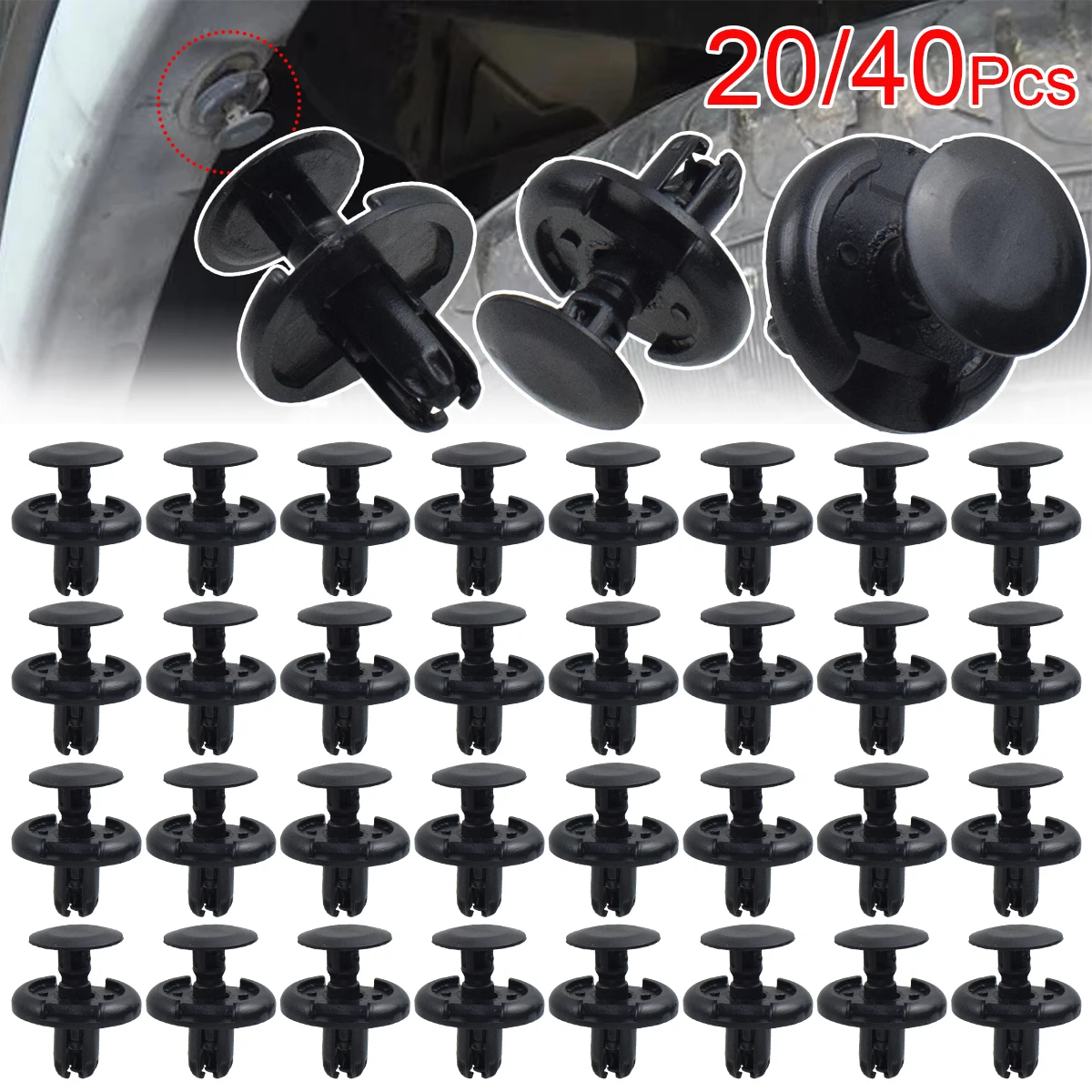 Grapa de parachoques Toyota 90467-07164 para carrocería