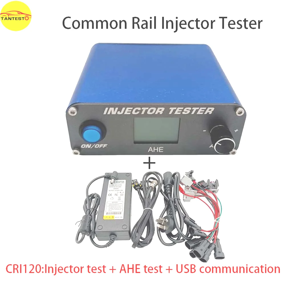 Probador de inyector de combustible CRI120 CRI100 CRI110 Piezo con función AHE USB para Bosch Densso Delphhi, inyector electromagnético Testable