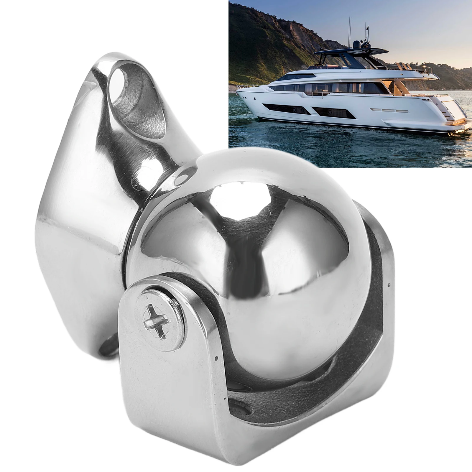 Tope puerta magnético inox 316 para autocaravana y barco