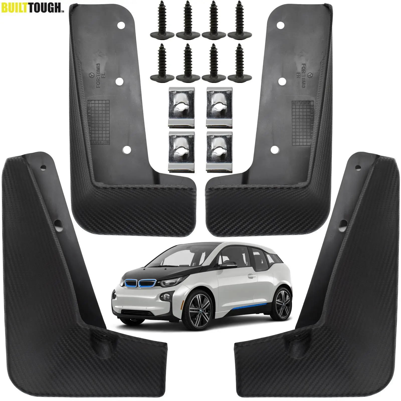 Aletines de paso de rueda moldeados para BMW i3 (2013-2021)
