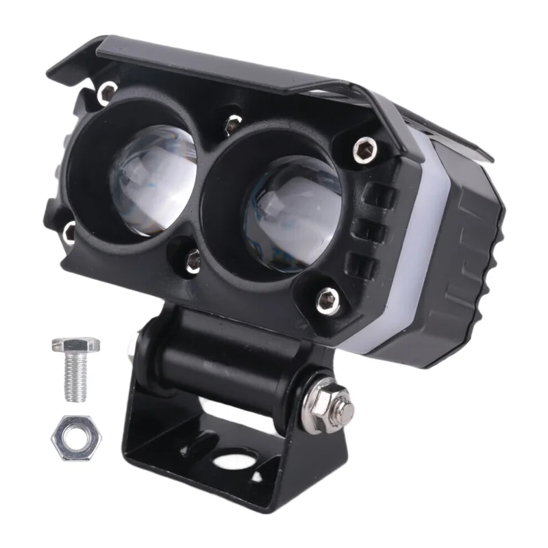 Faro antiniebla LED AB56 para moto, lente y luz diurna - imagen 2