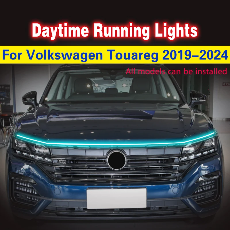 Luz LED ambiental para capó VW Touareg 2019-2024 flexible