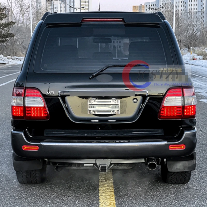 Para Toyota Land Crusier LC100 1998 1999-2006 alerón trasero alerón superior de techo negro brillante accesorios para coches Kit de carrocería - imagen 5