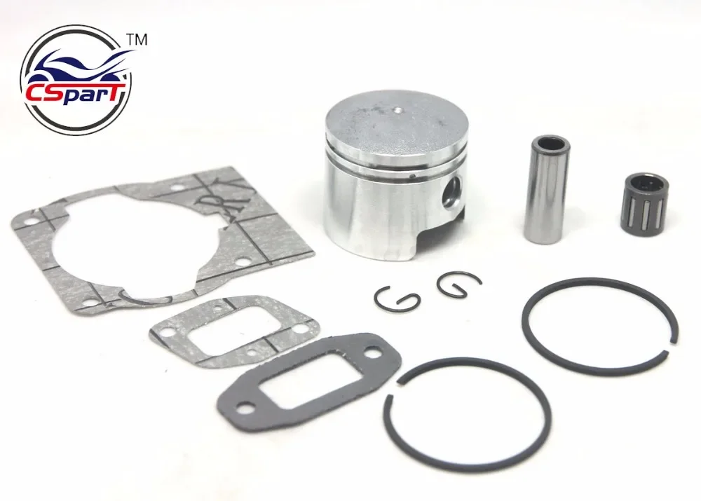 Kit Pistón Cilindro Zylinder 44mm 52cc 1E44F-5 CG520 BG520 - imagen 2