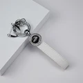 white keychain 3