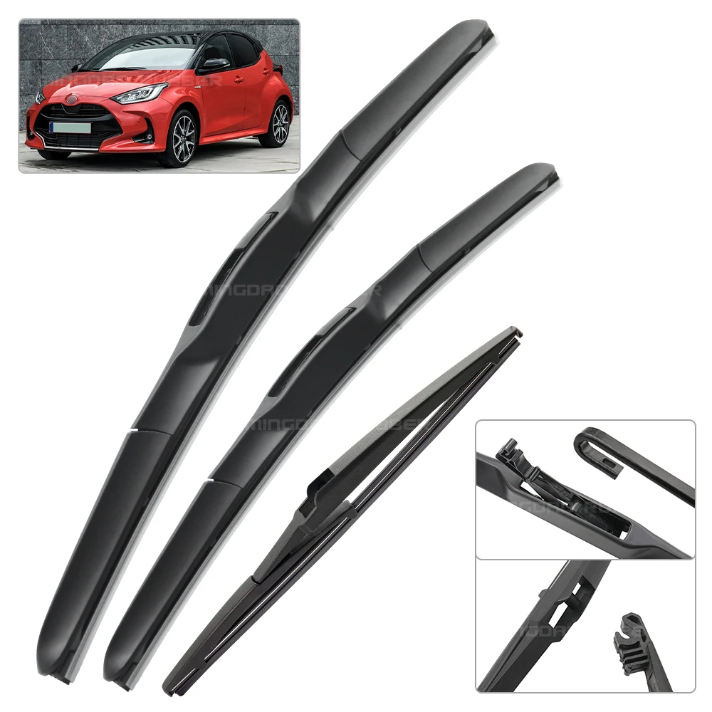 Kit escobillas limpiaparabrisas Toyota Yaris 2020-2023 (24"+16"+12") - imagen 5