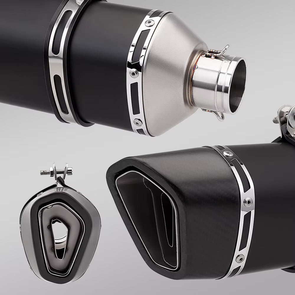 Silenciador universal de escape para moto con DB killer - imagen 4
