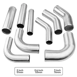 Tubo de aluminio intercooler universal – Admisión turbo 51-76 mm