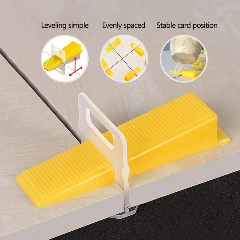 Kit niveladores azulejos 2mm – 400 clips cerámicos profesionales - imagen 4