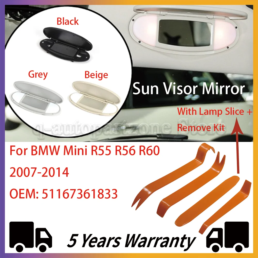OEM 51167316833 Mini cubre espejo retrovisor R55 R56 R60 2007-2014