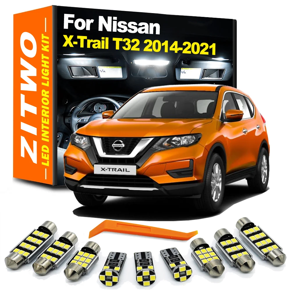 ZITWO Kit luz interior LED para Nissan X-Trail T32 2014-2021