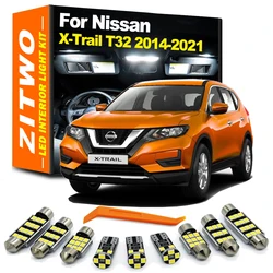 ZITWO Kit luz interior LED para Nissan X-Trail T32 2014-2021