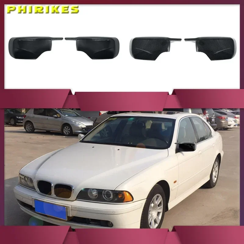 Carcasa de espejo retrovisor BMW E46/E39 estilo M3/M4 negra