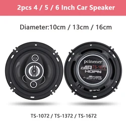 Altavoces HiFi de rango completo para coche, 10-16 cm